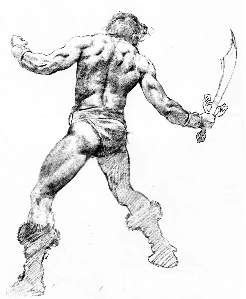 Study for Priest Kings of Gor